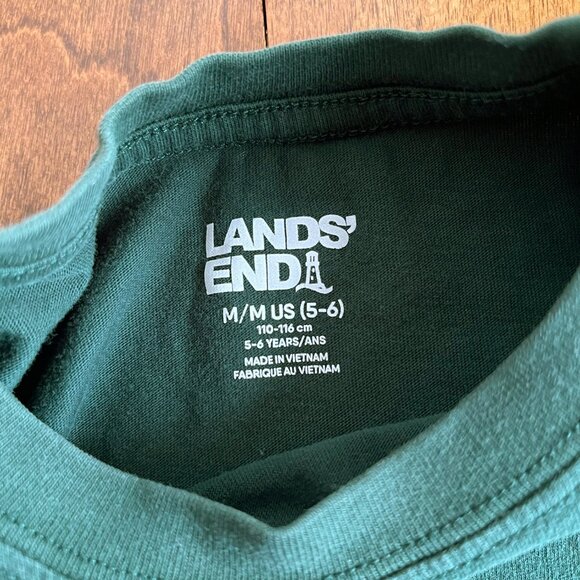 Lands' End forest green outfit 5-6 - Picture 2 of 11